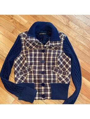 GUESS Mixed Media Jacket